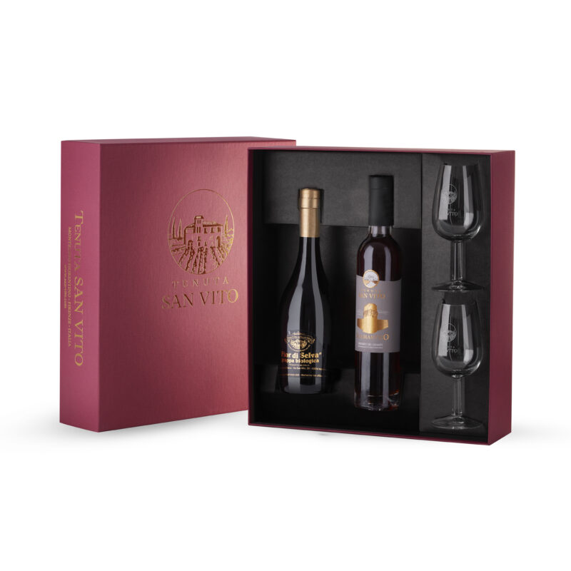 CONFEZIONE REGALO - Grappa e Vin Santo